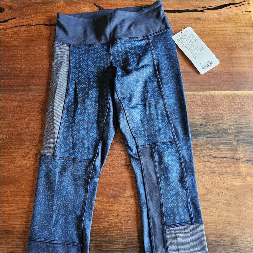 NEW Lululemon RARE Wunder Under Sashiko Leggings